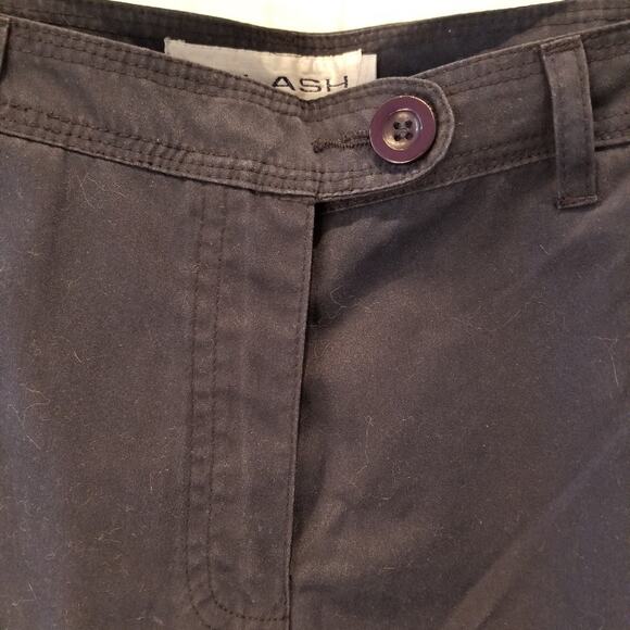 Splash Vintage Cargo Pants Navy Blue Pedal Pushers Pockets Size 16 - Picture 10 of 15